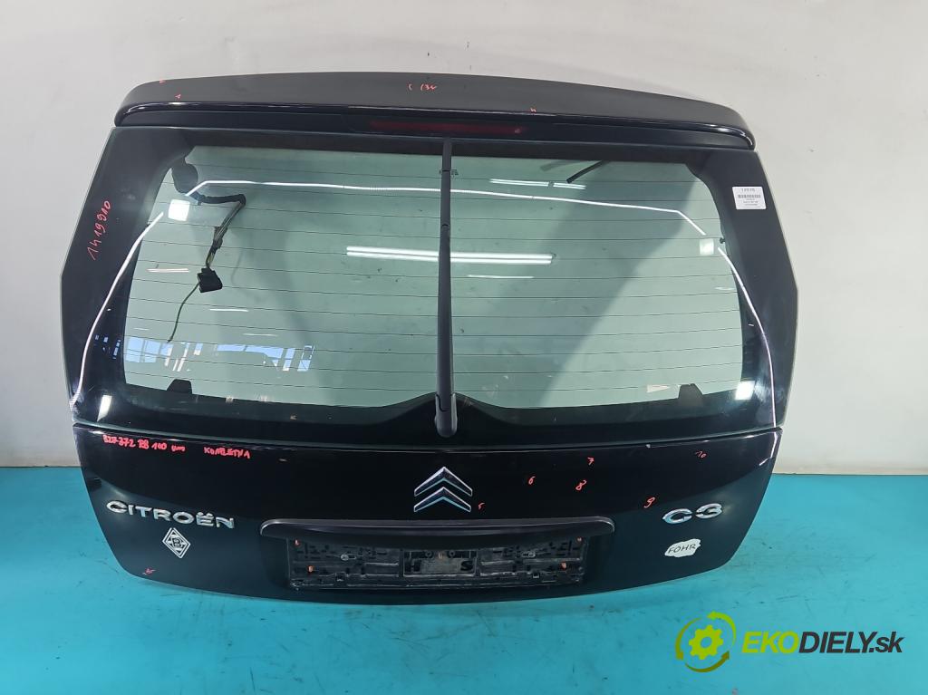 Citroen C3 I 2002-2009 1.4 8V 73 hp manual 54 kW 1360 cm3 5- zadní kufrové dveře (Zadní kapoty)