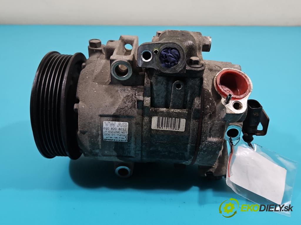 Seat Ibiza III 6L 2002-2008 1.4 TDI 69KM manual 51 kW 1422 cm3 3- Kompresor: klimatizácie 6Q0820803J (Kompresory klimatizácie)