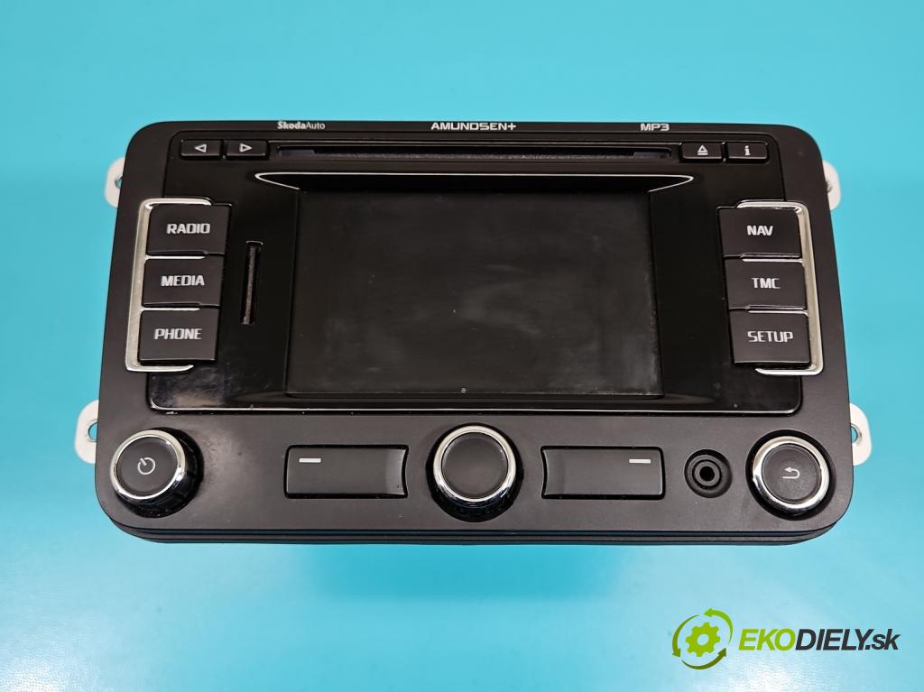 Skoda Octavia II 2004-2013 1.6 tdi 105 hp manual 77 kW 1598 cm3 5- Radio továrna: 3T0035192B