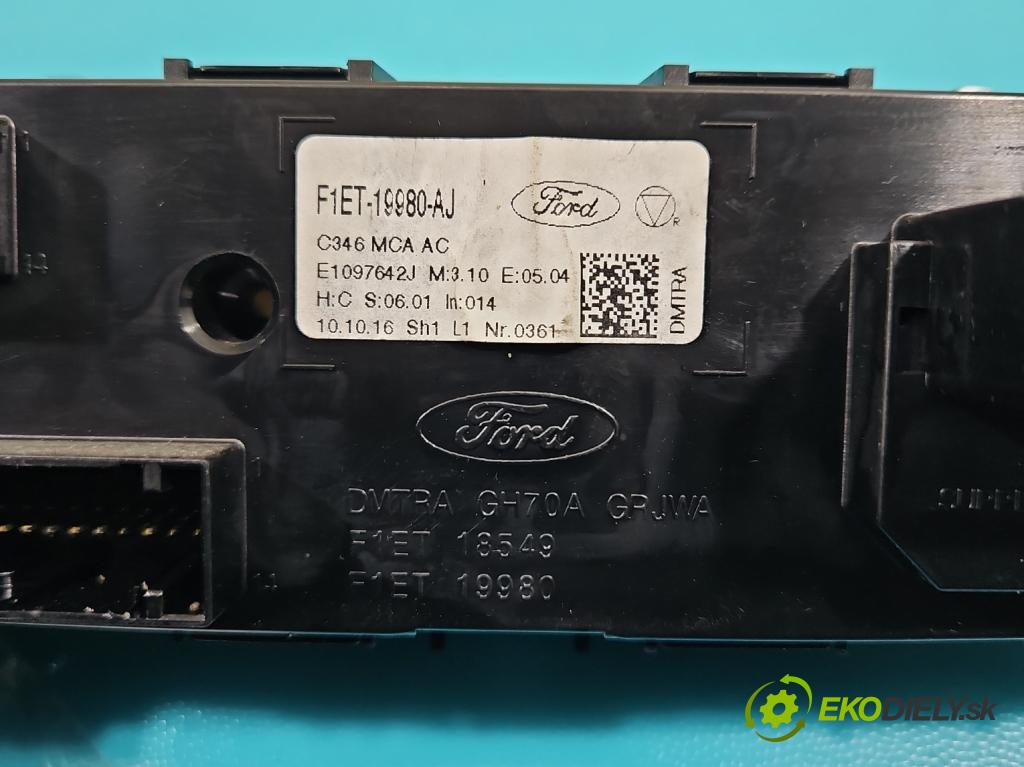 Ford Focus Mk3 2010-2018 1.5 tdci 95 HP manual 70 kW 1499 cm3 5- panel kúrenia F1ET-19980-AJ