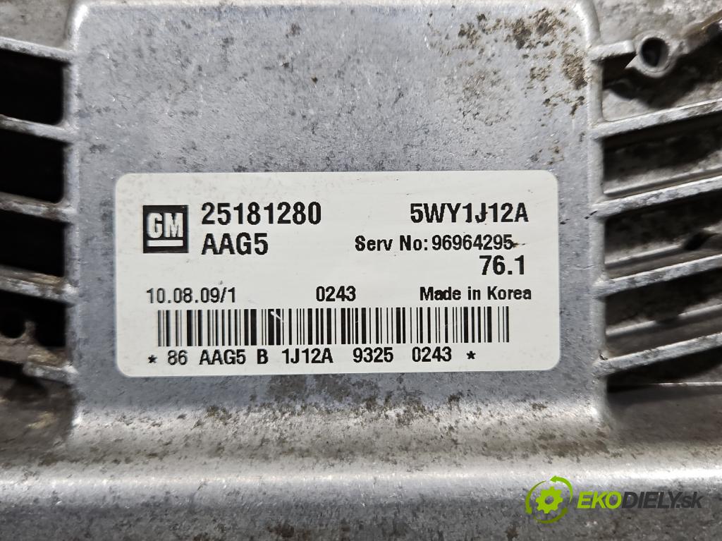 Chevrolet Cruze 1.6 16V 113 HP manual 83 kW 1598 cm3 4- riadiaca jednotka motora 25181280