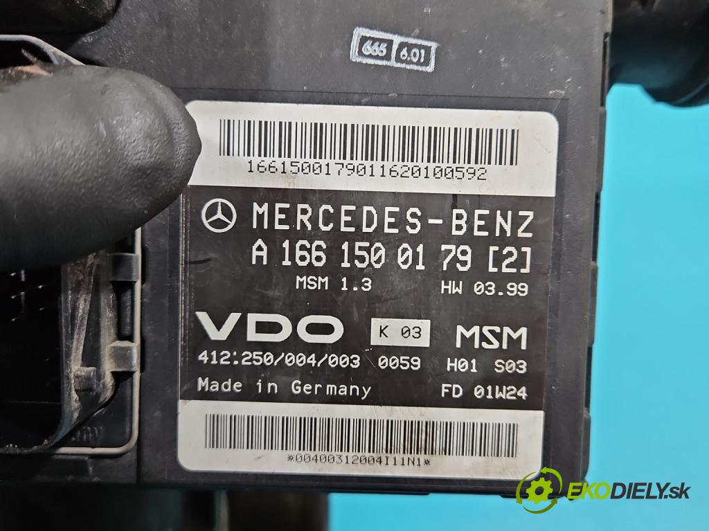 Mercedes A W168 1997-2004 1.6 102 HP manual 75 kW 1598 cm3 5- riadiaca jednotka motora A1661404700