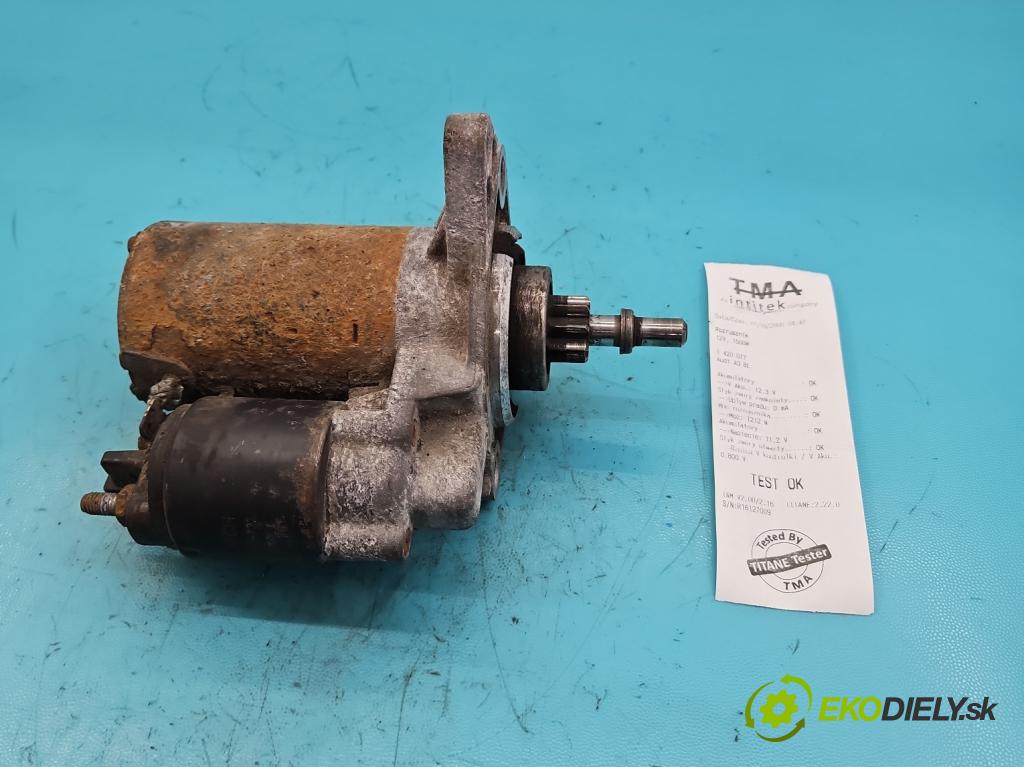 Audi A3 8L 1996-2003 1.6 sr 101 HP manual 74 kW 1595 cm3 3- štartér  (Štartér)