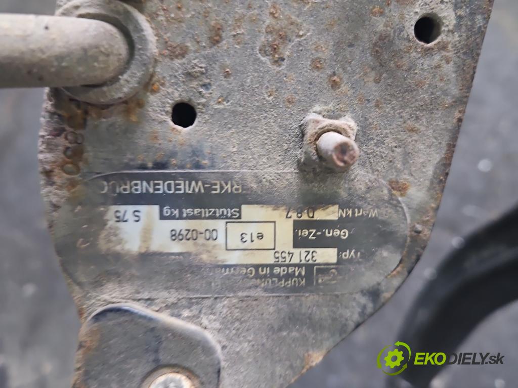 Audi A3 8L 1996-2003 1.6 sr 101 hp manual 74 kW 1595 cm3 3- oko tažné  (Tažná zařízení)