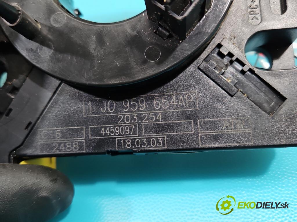 Vw Golf IV 1997-2003 1.6 16v 105 HP manual 77 kW 1598 cm3 5- Páska: airbag 1J0959654AP (Airbagy)