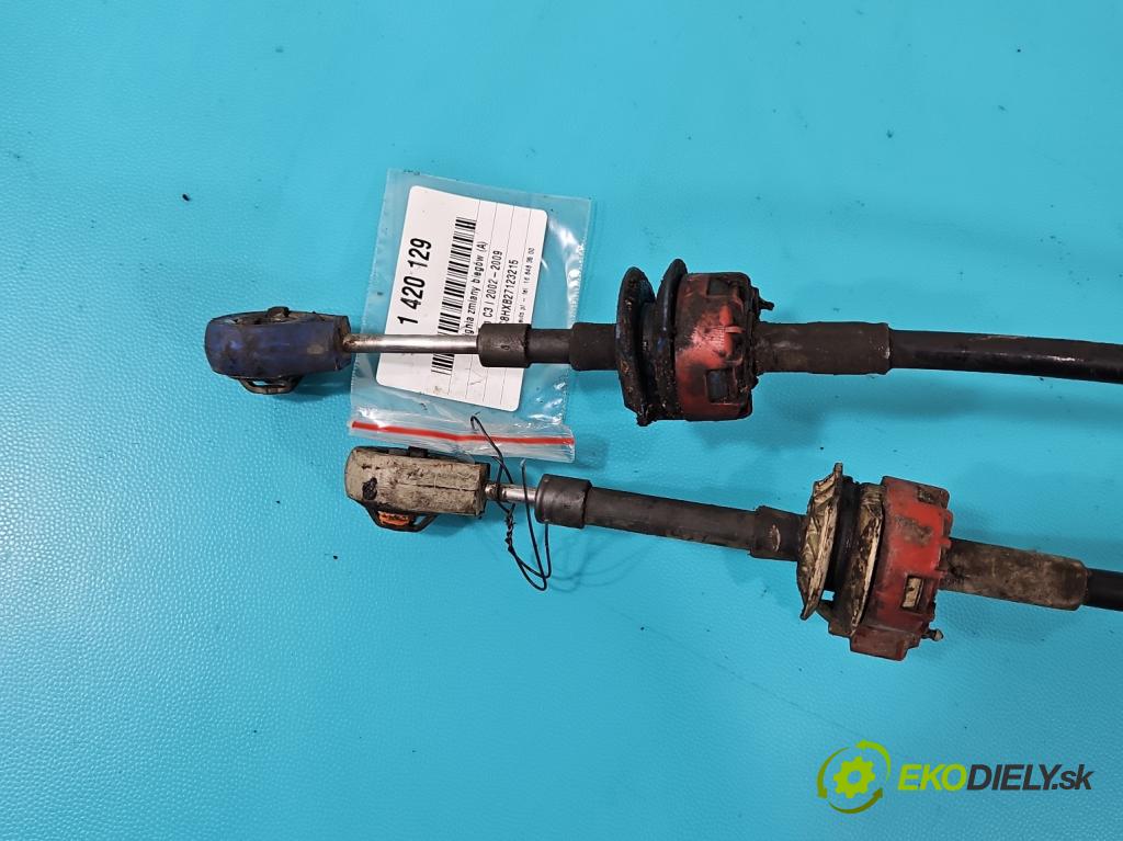 Citroen C3 I 2002-2009 1.4 HDI 68 HP manual 50 kW 1398 cm3 5- Páka: Změny: stupeň,rýchlosť  (Rýchlostné páky / kulisy)