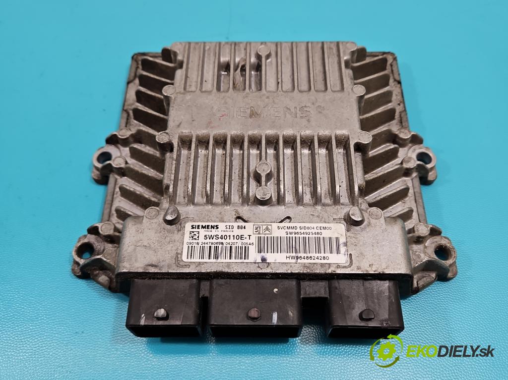 Citroen C3 I 2002-2009 1.4 HDI 68 HP manual 50 kW 1398 cm3 5- riadiaca jednotka motora 9654925480