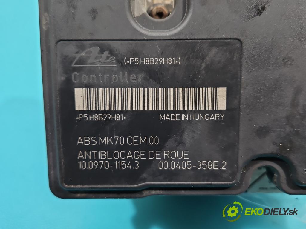 Peugeot 207 1.4 16V 95 HP manual 70 kW 1397 cm3 5- čerpadlo abs 9665344180 (Pumpy ABS)