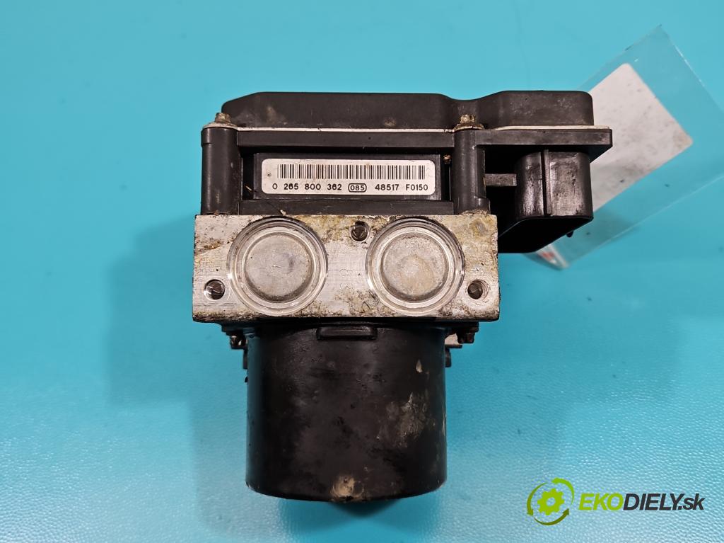 Seat Ibiza III 6L 2002-2008 1.4 16V 101 HP manual 74 kW 1390 cm3 3- čerpadlo abs 0265800362 (Pumpy ABS)