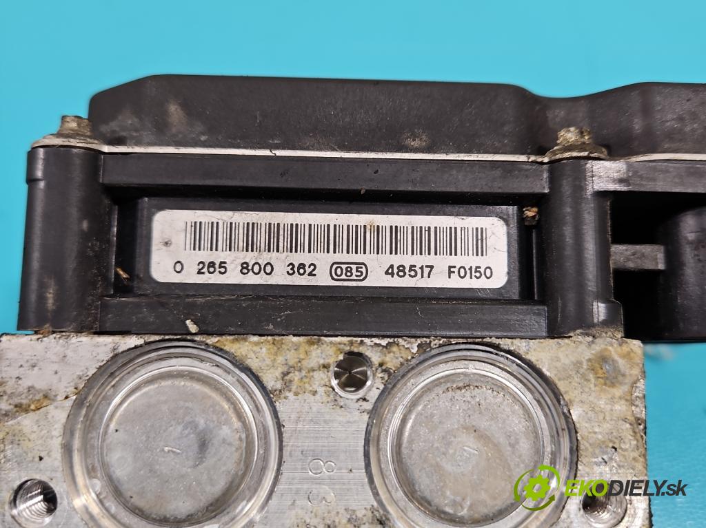 Seat Ibiza III 6L 2002-2008 1.4 16V 101 HP manual 74 kW 1390 cm3 3- čerpadlo abs 0265800362 (Pumpy ABS)