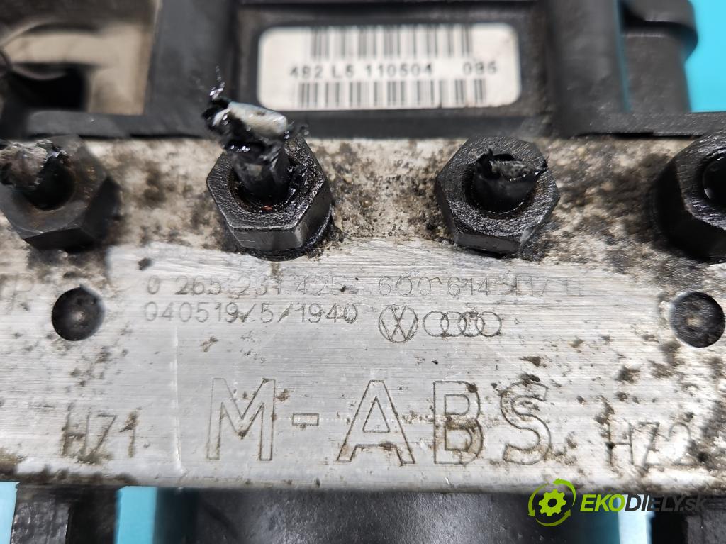 Seat Ibiza III 6L 2002-2008 1.4 16V 101 HP manual 74 kW 1390 cm3 3- čerpadlo abs 0265800362 (Pumpy ABS)