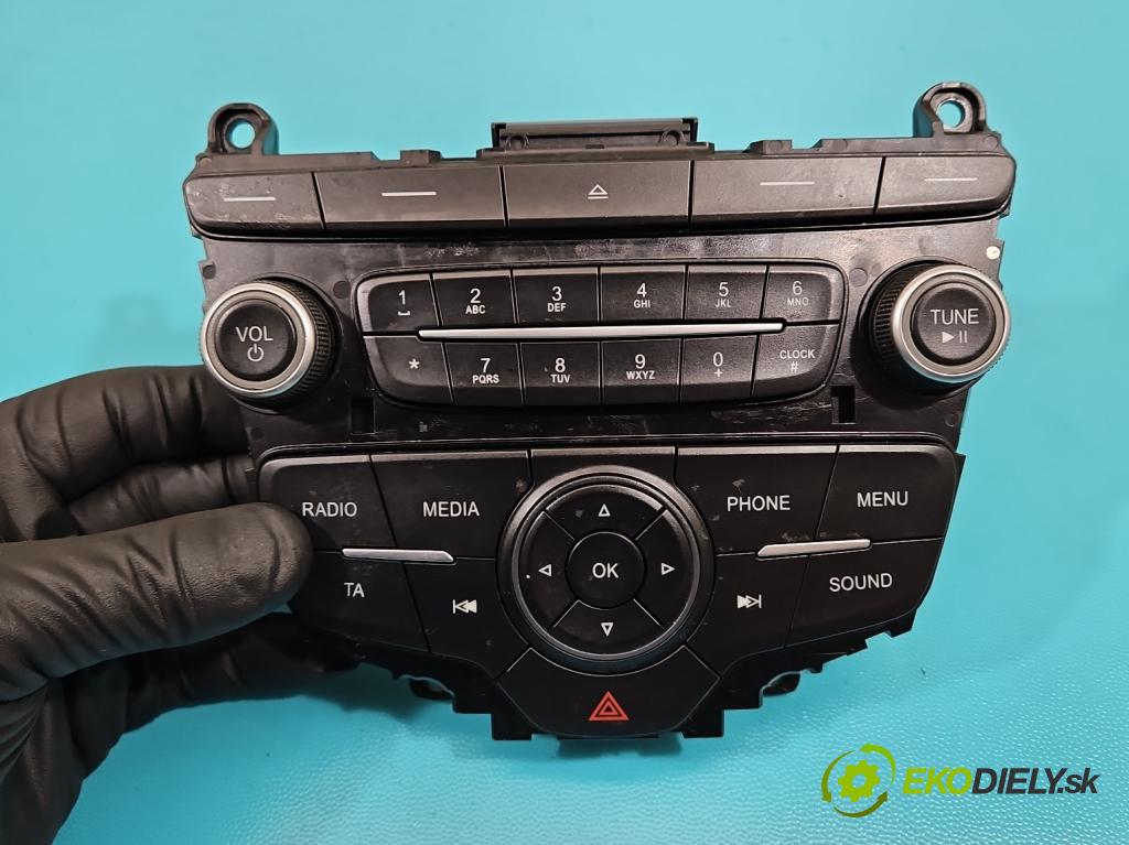 Ford Focus Mk3 2010-2018 1.5 tdci 95 HP manual 70 kW 1499 cm3 5- Radio originál F1BT-18C815-GK