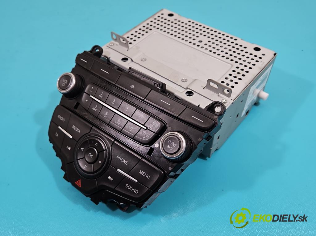 Ford Focus Mk3 2010-2018 1.5 tdci 95 HP manual 70 kW 1499 cm3 5- Radio originál F1BT-18C815-GK