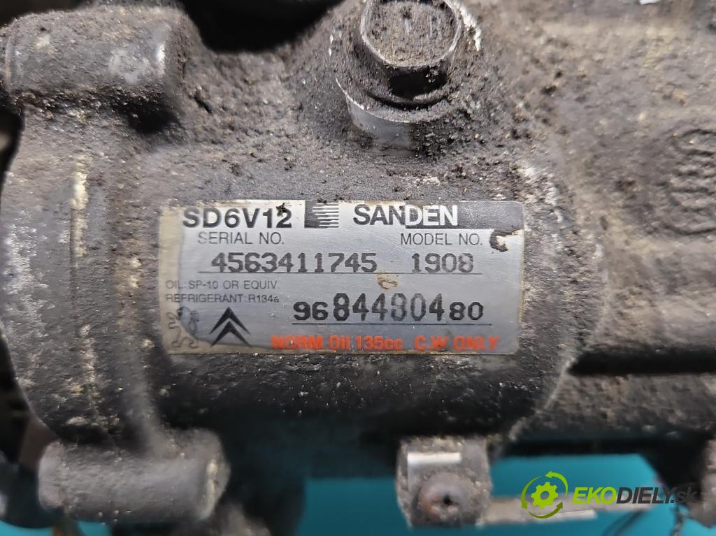 Citroen C3 I 2002-2009 1.4 8V 73 HP manual 54 kW 1360 cm3 5- Kompresor: klimatizácie 9684480480 (Kompresory klimatizácie)