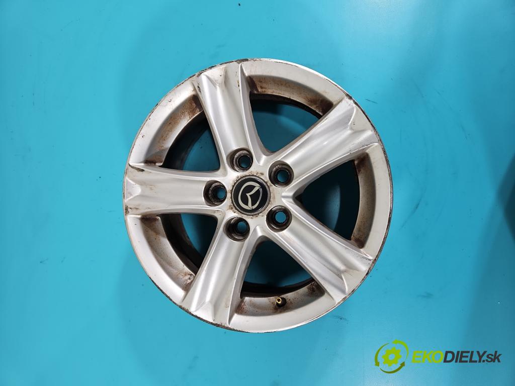 Mazda 3 I BK 2003-2009 1.6 citd 109 HP manual 80 kW 1560 cm3 5- Felga hliník: 15" komplet