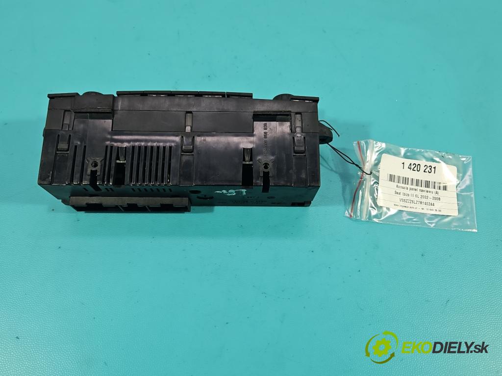 Seat Ibiza III 6L 2002-2008 1.4 TDi 69KM manual 51 kW 1422 cm3 5- panel kúrenia 6L0820043B