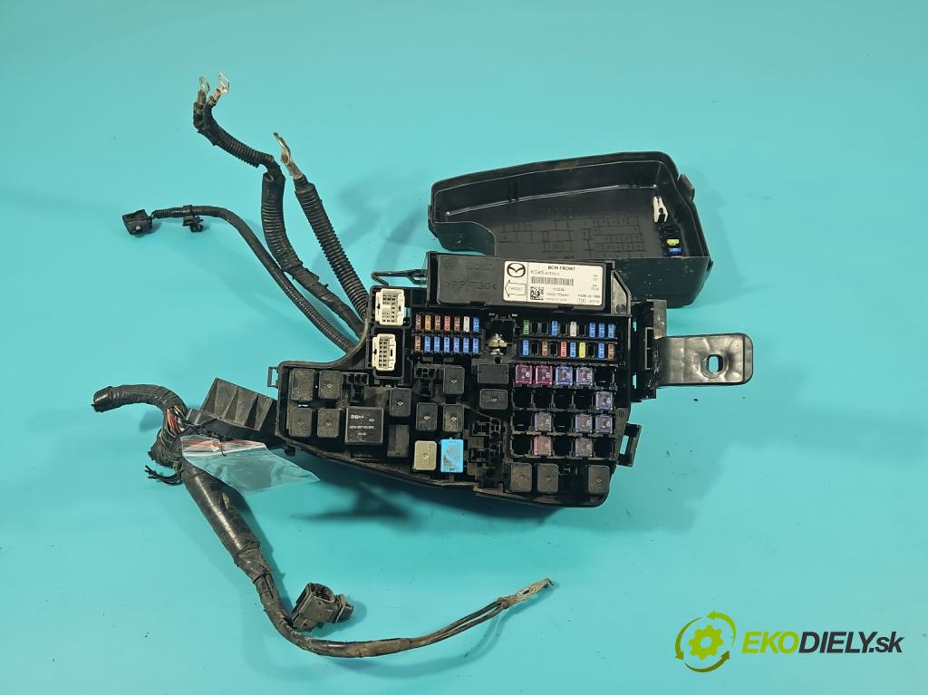 Mazda CX-5 I 2012-2017 2.2 D SKYACTIV: 150 hp manual 110 kW 2191 cm3 5- skříňka pojistková KD45-675X0 (Pojistkové skříňky)