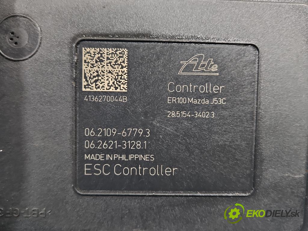 Mazda CX-5 2012-2017 2.2 SKYACTIV: 150 HP manual 110 kW 2191 cm3 5- čerpadlo abs KJ01437A0B (Pumpy ABS)