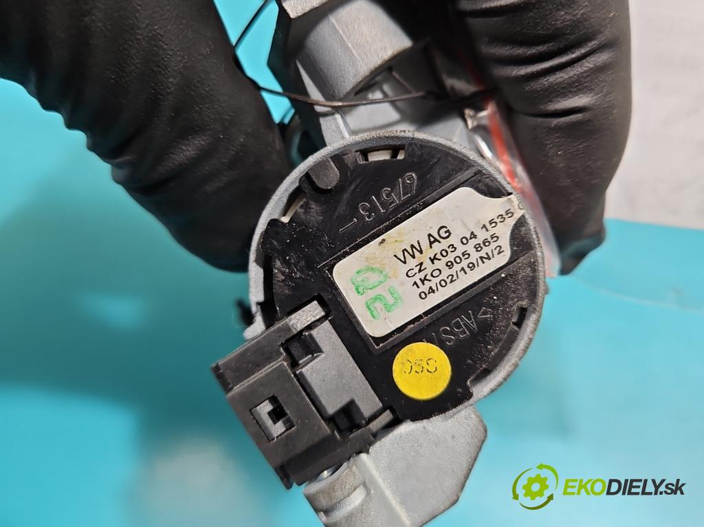 Audi A3 8P 2003-2012 1.6 SR 102 HP manual 75 kW 1595 cm3 3- Spínačka 1K0905865 (Spínacie skrinky a kľúče)