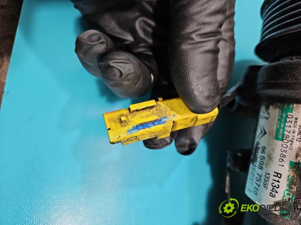 Peugeot 207 1.4 16V 95 HP manual 70 kW 1397 cm3 5- Kompresor: klimatizácie 9659875780 (Kompresory klimatizácie)