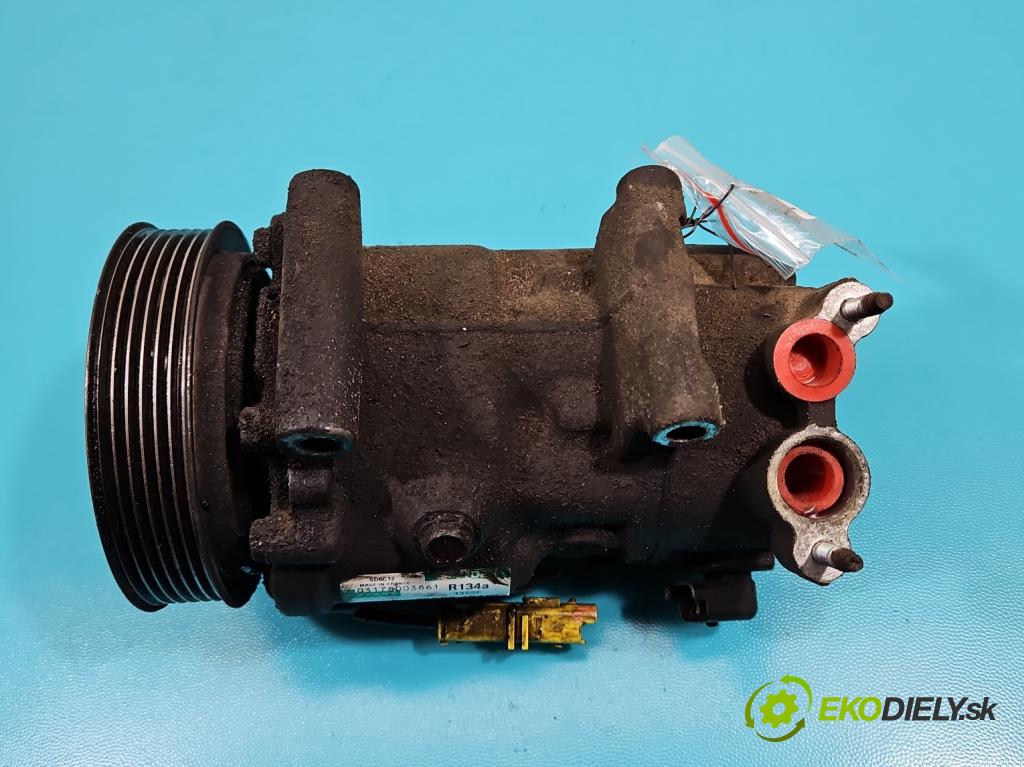 Peugeot 207 1.4 16V 95 HP manual 70 kW 1397 cm3 5- Kompresor: klimatizácie 9659875780 (Kompresory klimatizácie)