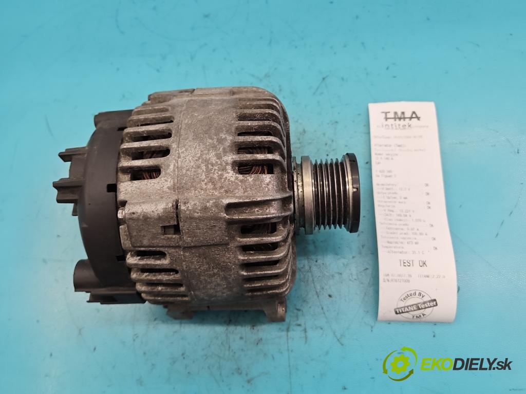 Vw Tiguan I 2007-2016 2.0 tdi 140 HP automatic 103 kW 1968 cm3 5- Alternator 06F903023C (Alternátory)