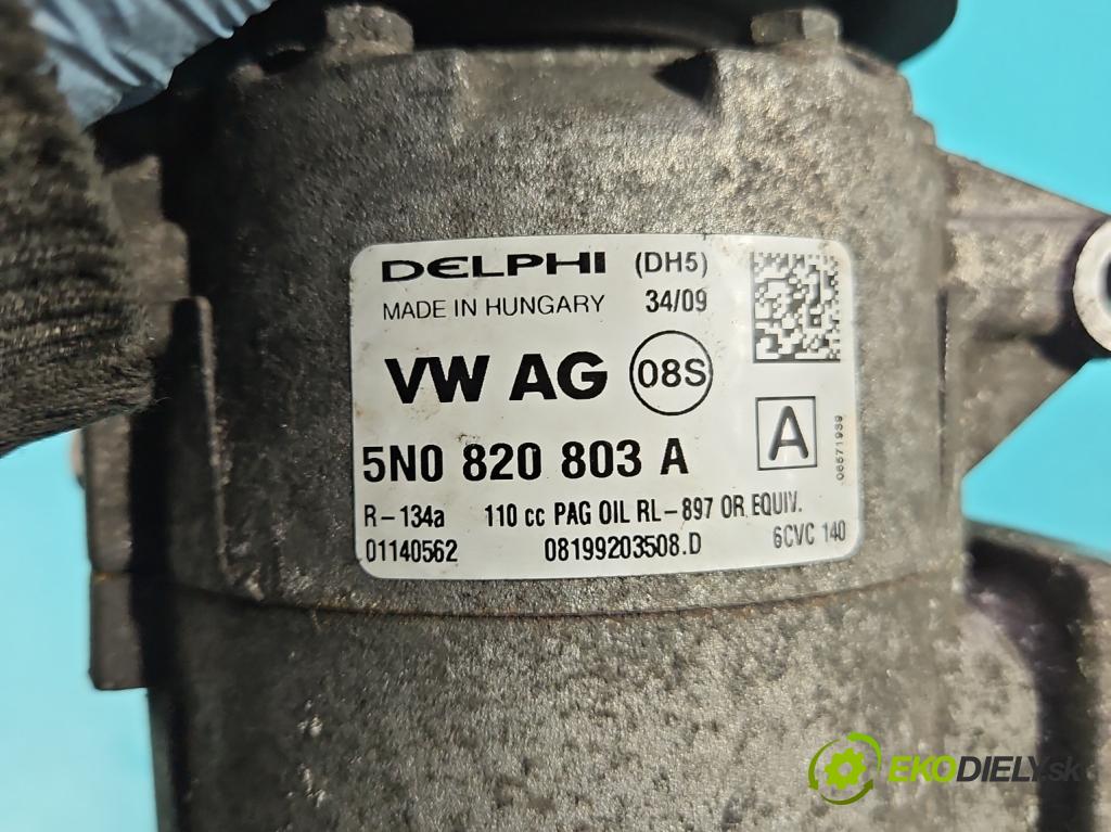 Vw Tiguan I 2007-2016 2.0 tdi 140 HP automatic 103 kW 1968 cm3 5- Kompresor: klimatizácie 5N0820803A (Kompresory klimatizácie)