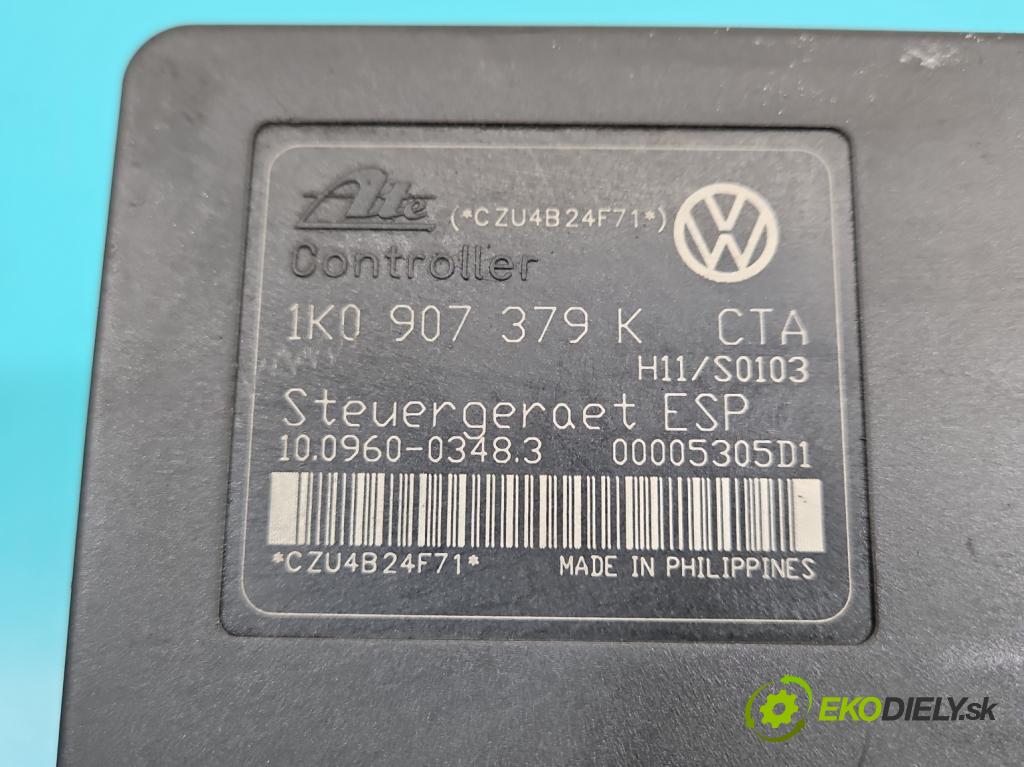 Audi A3 8P 2003-2012 1.6 SR 102 HP manual 75 kW 1595 cm3 3- čerpadlo abs 1K0907379K (Pumpy ABS)