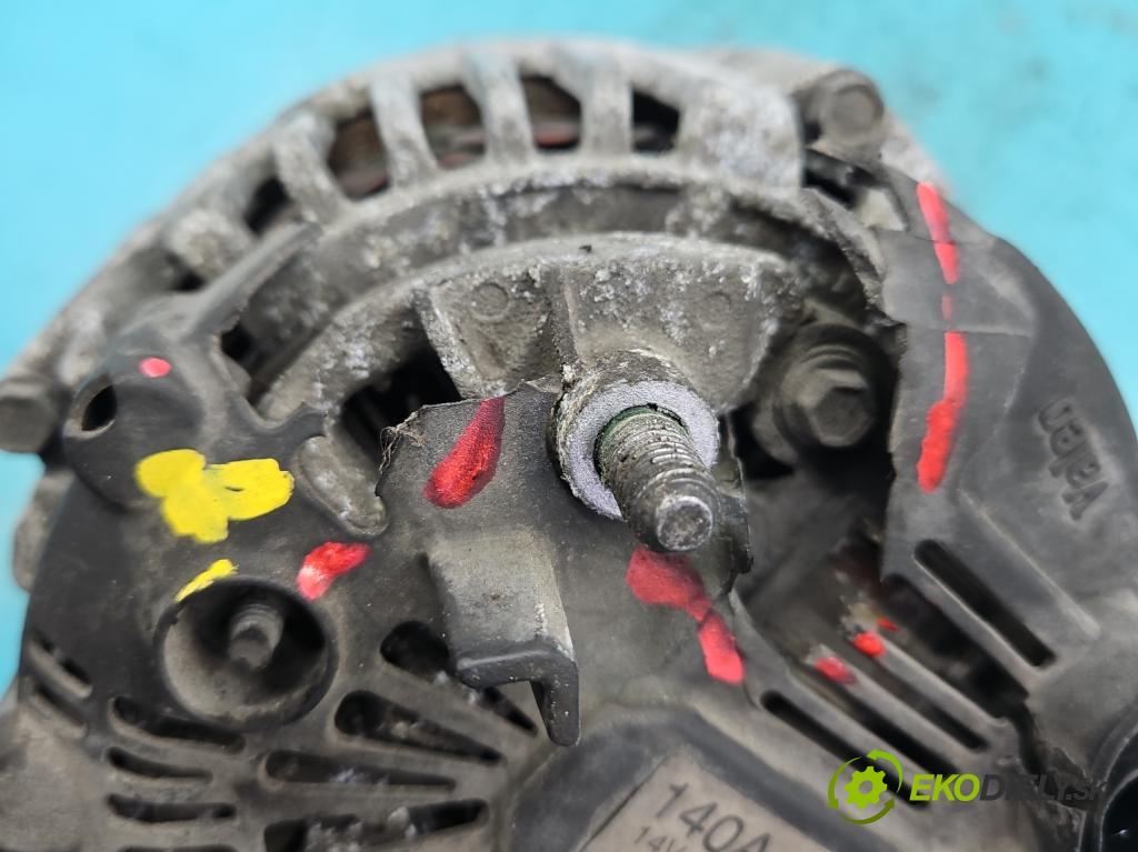 Audi A3 8P 2003-2012 1.6 SR 102 HP manual 75 kW 1595 cm3 3- Alternator 06F903023C (Alternátory)