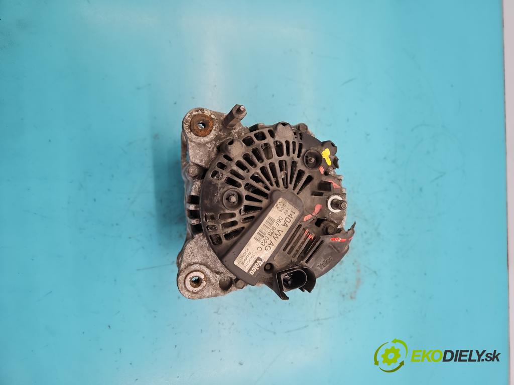 Audi A3 8P 2003-2012 1.6 SR 102 HP manual 75 kW 1595 cm3 3- Alternator 06F903023C (Alternátory)