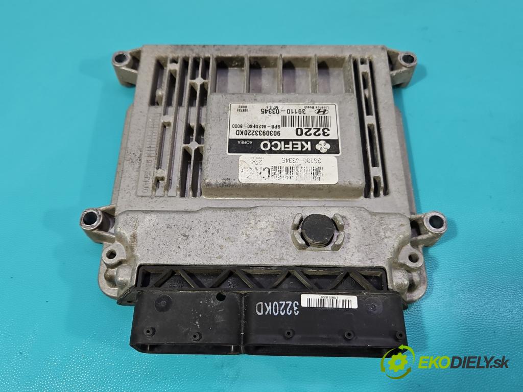 Hyundai I20 I 2008-2014 1.2 16v 78 HP manual 57,2 kW 1248 cm3 5- riadiaca jednotka motora 39110-03345