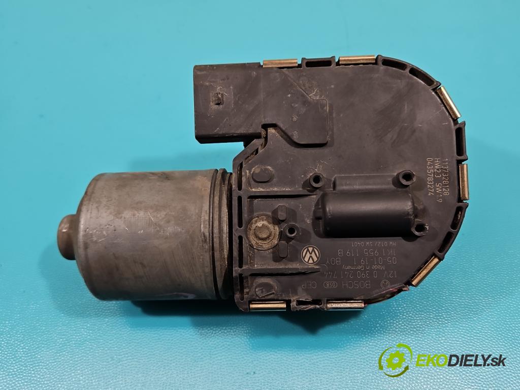 Vw Golf V 2003-2009 1.9 tdi 105 hp manual 77 kW 1896 cm3 3- motor stěračů přední 0390241744