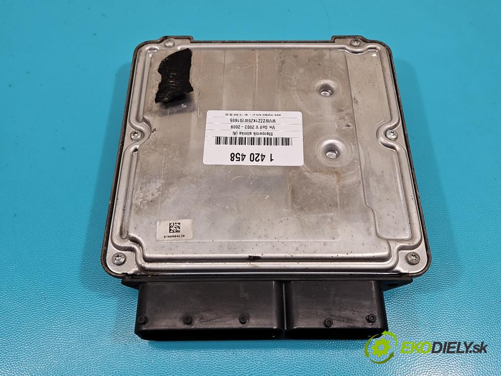 Vw Golf V 2003-2009 1.9 tdi 105 HP manual 77 kW 1896 cm3 3- riadiaca jednotka motora 03G906016CB