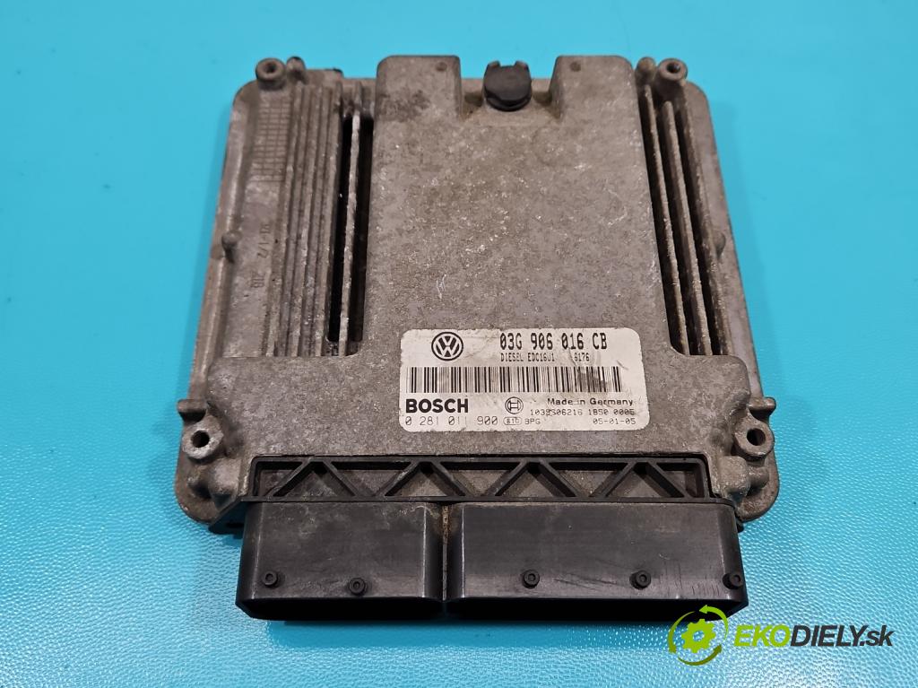 Vw Golf V 2003-2009 1.9 tdi 105 HP manual 77 kW 1896 cm3 3- riadiaca jednotka motora 03G906016CB