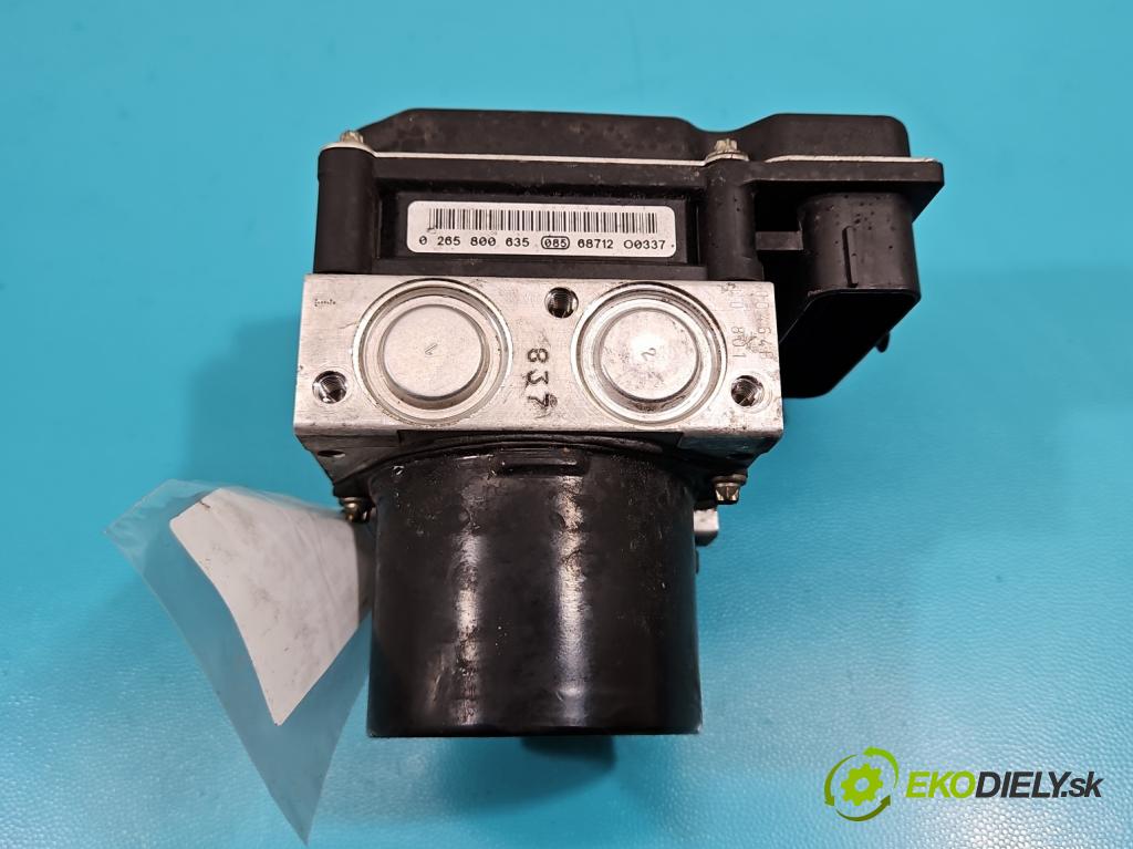 Skoda Roomster 1.4 16v 86 HP manual 63 kW 1390 cm3 5- čerpadlo abs 0265800635 (Pumpy ABS)