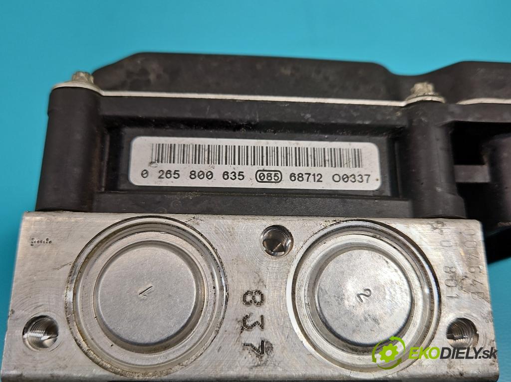 Skoda Roomster 1.4 16v 86 HP manual 63 kW 1390 cm3 5- čerpadlo abs 0265800635 (Pumpy ABS)