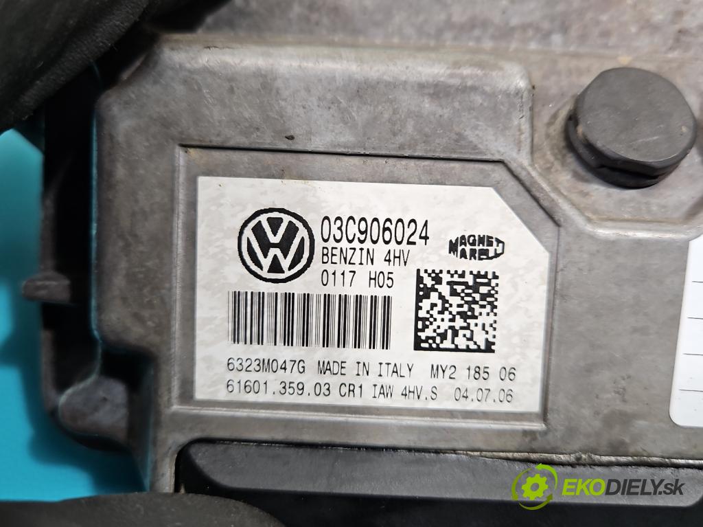 Skoda Roomster 1.4 16v 86 HP manual 63 kW 1390 cm3 5- riadiaca jednotka motora 03C906024