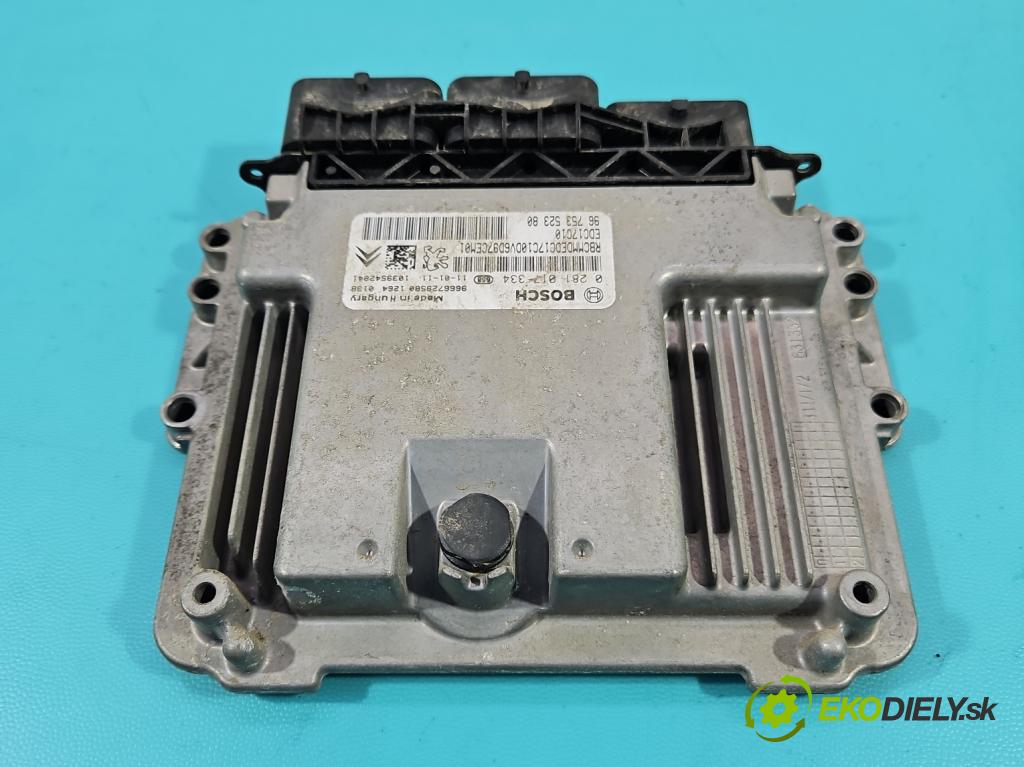 Peugeot Partner II 2008-2018 1.6 HDI 75 HP manual 55 kW 1560 cm3 5- riadiaca jednotka motora 9675352380