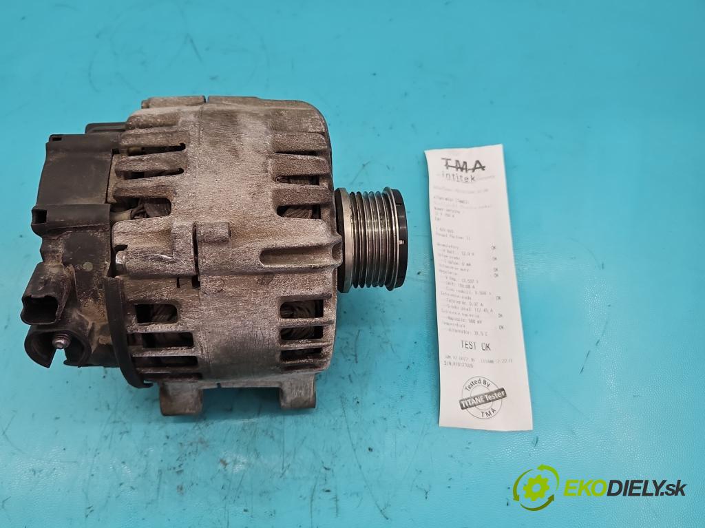 Peugeot Partner II 2008-2018 1.6 HDI 75 HP manual 55 kW 1560 cm3 5- Alternator 9664779680 (Alternátory)