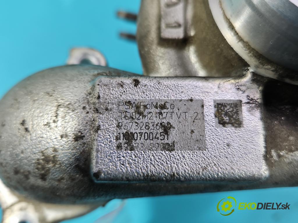 Peugeot Partner II 2008-2018 1.6 HDI 75 hp manual 55 kW 1560 cm3 5- Turbodmychadlo 49373-02000 (Turbodúchadla (kompletní))