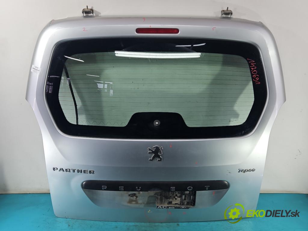 Peugeot Partner II 2008-2018 1.6 HDI 75 HP manual 55 kW 1560 cm3 5- zadna kufor  (Zadná kapota)