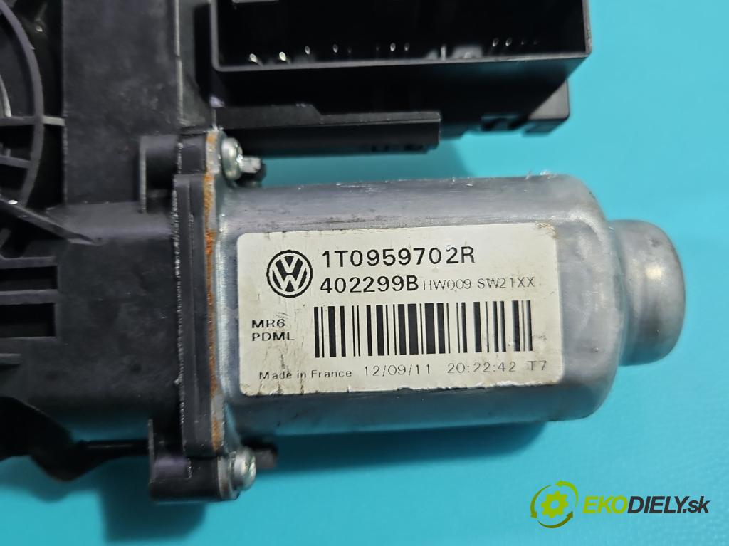 Skoda Octavia II 2004-2013 1.6 tdi 105 hp manual 77 kW 1598 cm3 5- mechanismus stahování přední pravý 1T0959702R