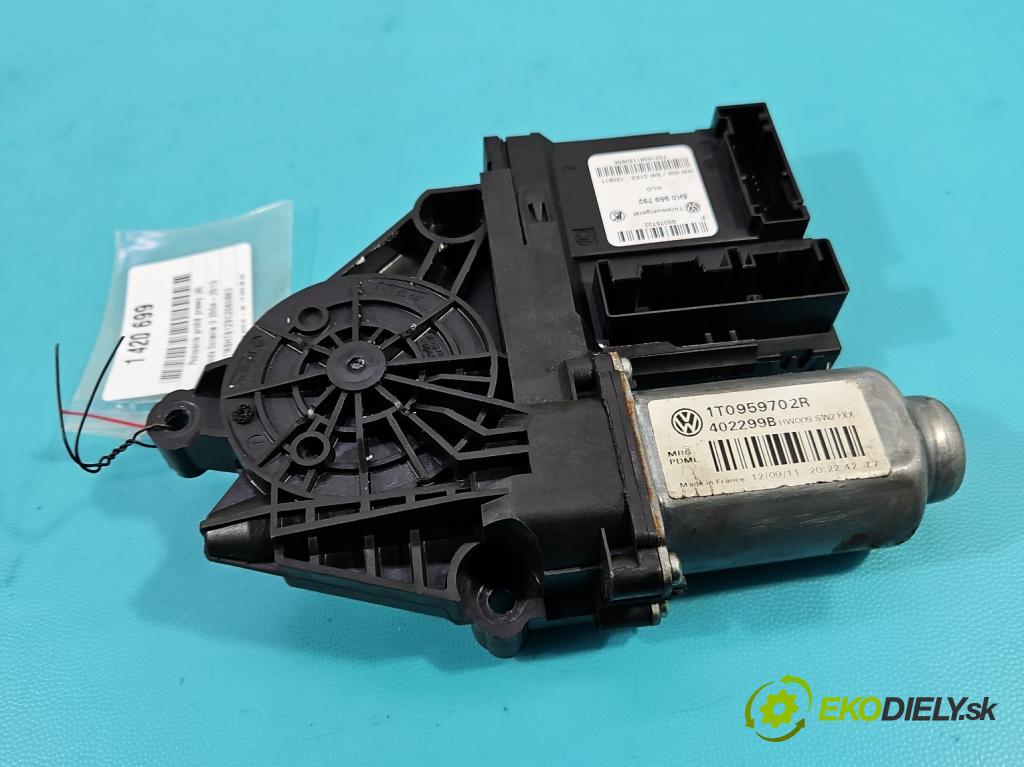 Skoda Octavia II 2004-2013 1.6 tdi 105 hp manual 77 kW 1598 cm3 5- mechanismus stahování přední pravý 1T0959702R