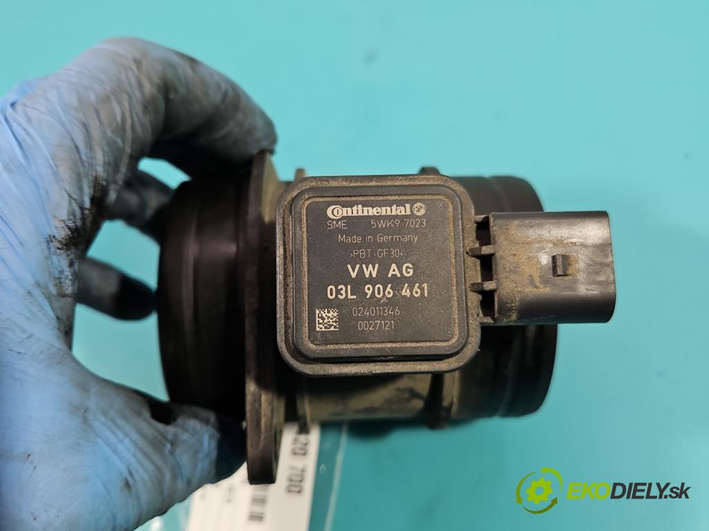 Skoda Octavia II 2004-2013 1.6 tdi 105 HP manual 77 kW 1598 cm3 5- průtokoměr: 5WK97023 (Váhy vzduchu)