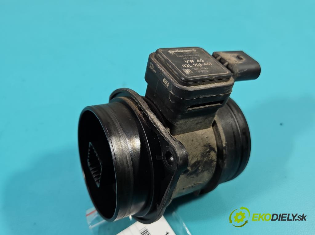 Skoda Octavia II 2004-2013 1.6 tdi 105 HP manual 77 kW 1598 cm3 5- průtokoměr: 5WK97023 (Váhy vzduchu)