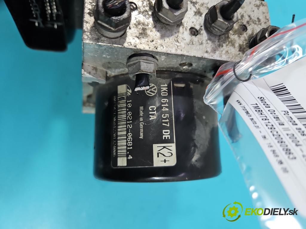 Skoda Octavia II 2004-2013 1.6 tdi 105 HP manual 77 kW 1598 cm3 5- čerpadlo abs 1K0614517DE (Pumpy ABS)