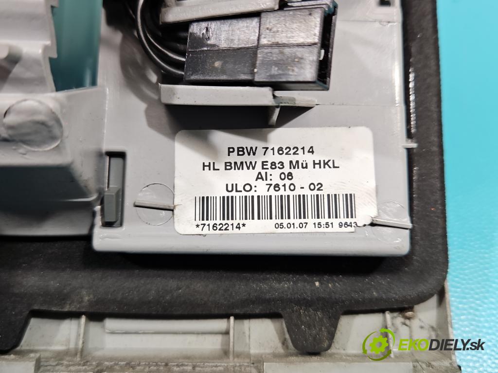 Bmw X3 E83 2003-2010 2.0d 150 hp manual 110 kW 1995 cm3 5- světlo zadní pravé 7162214 (Ostatné)