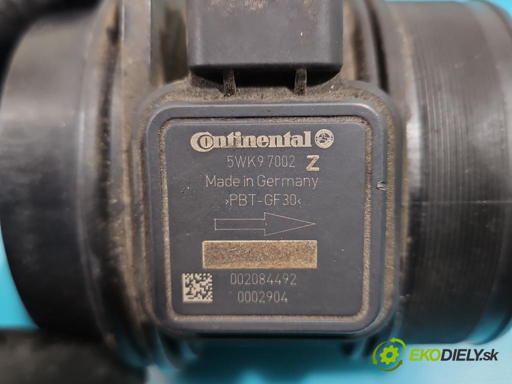 Volvo S40 II 2004-2012 2.0 hdi 136 HP manual 100 kW 1997 cm3 4- průtokoměr: 5WK97002 (Váhy vzduchu)