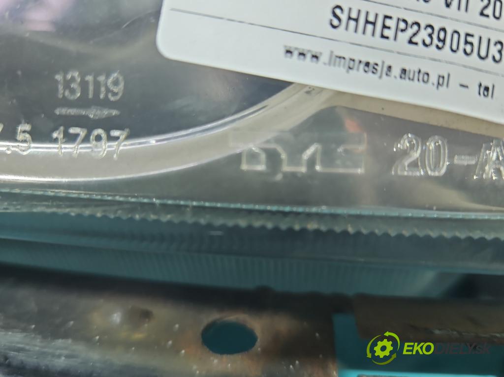 Honda Civic VII 2000-2006 1.6 VTEC 16v 110 HP manual 81 kW 1590 cm3 3- Reflektor: pravý  (Pravé)