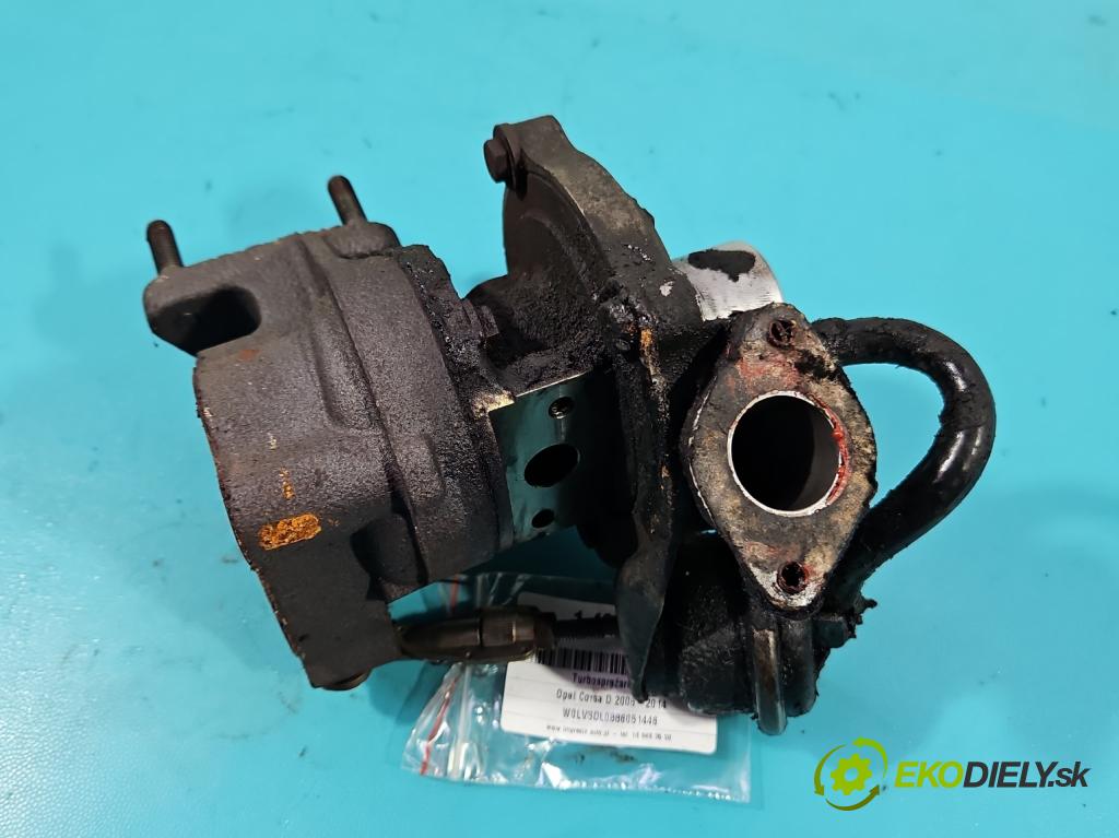 Opel Corsa D 2006-2014 1,3.0 cdti 75 hp manual 55 kW 1248 cm3 3- Turbodmychadlo 54359700005 (Turbodúchadla (kompletní))